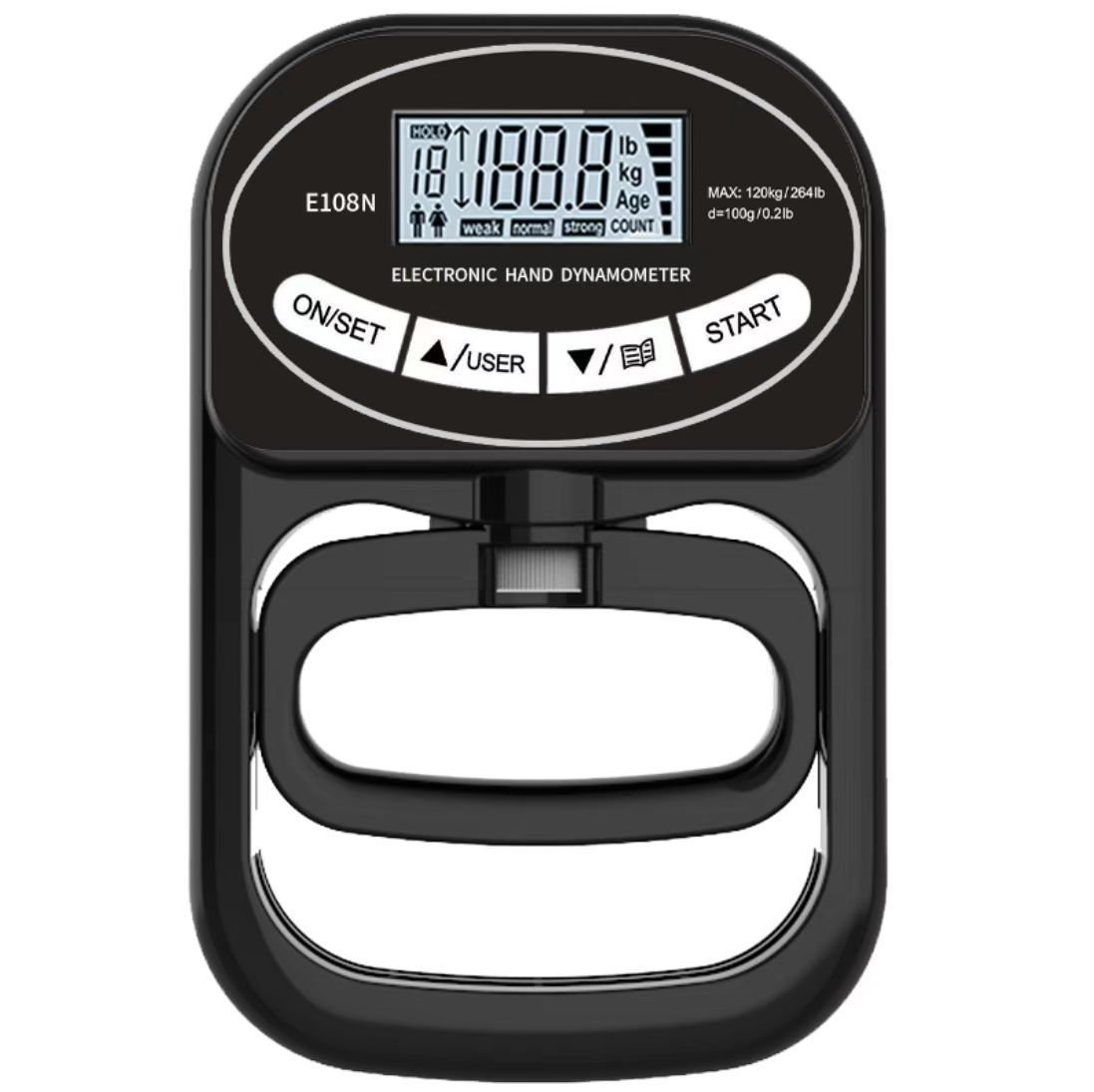 Electronic Counting hand Grip Dynamometer Tester